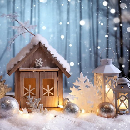 Christmas Fake Snow by Twinkles - Sparkling Artificial Flake Decoration | 10oz White Snow Powder for DIY Crafts