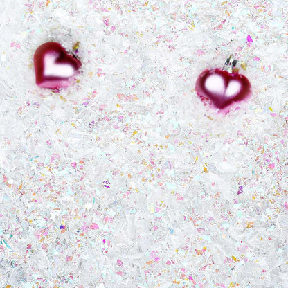 Skiennix Christmas Fake Snow - 10.6 oz Artificial Glitter Snow for Holiday Crafts & Décor