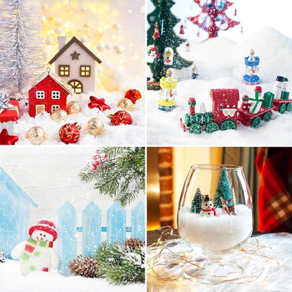 Morofme Christmas Fake Snow - Realistic Artificial Snowflakes for Holiday Displays | 10.58 Ounces