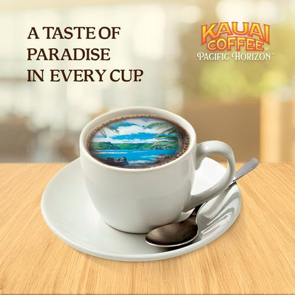 Kauai Coffee K-Cup Pods for Keurig Brewers – Arabica Coffee, 10% Hawaiian – Dark Roast, Nutty with Sweet Chocolate Overtones – Na Pali Coast, 1 Pack of 48 Single Serve K-Cups