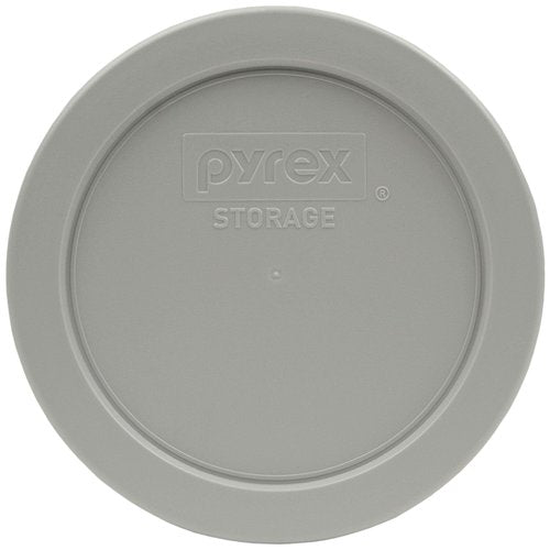 Pyrex 7200-PC Jet Gray Round Plastic Food Storage Replacement Lid Made in the USA