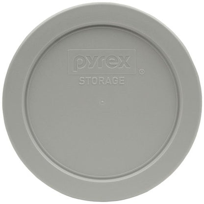 Pyrex 7200-PC Jet Gray Round Plastic Food Storage Replacement Lid Made in the USA