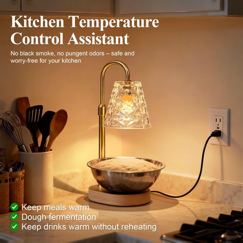 ESUNYD Candle Warmer Lamp with Timer, Birthday Gifts for Women Mom, House Warming Gifts New Home, Wax Melt Warmer for Scented Jar