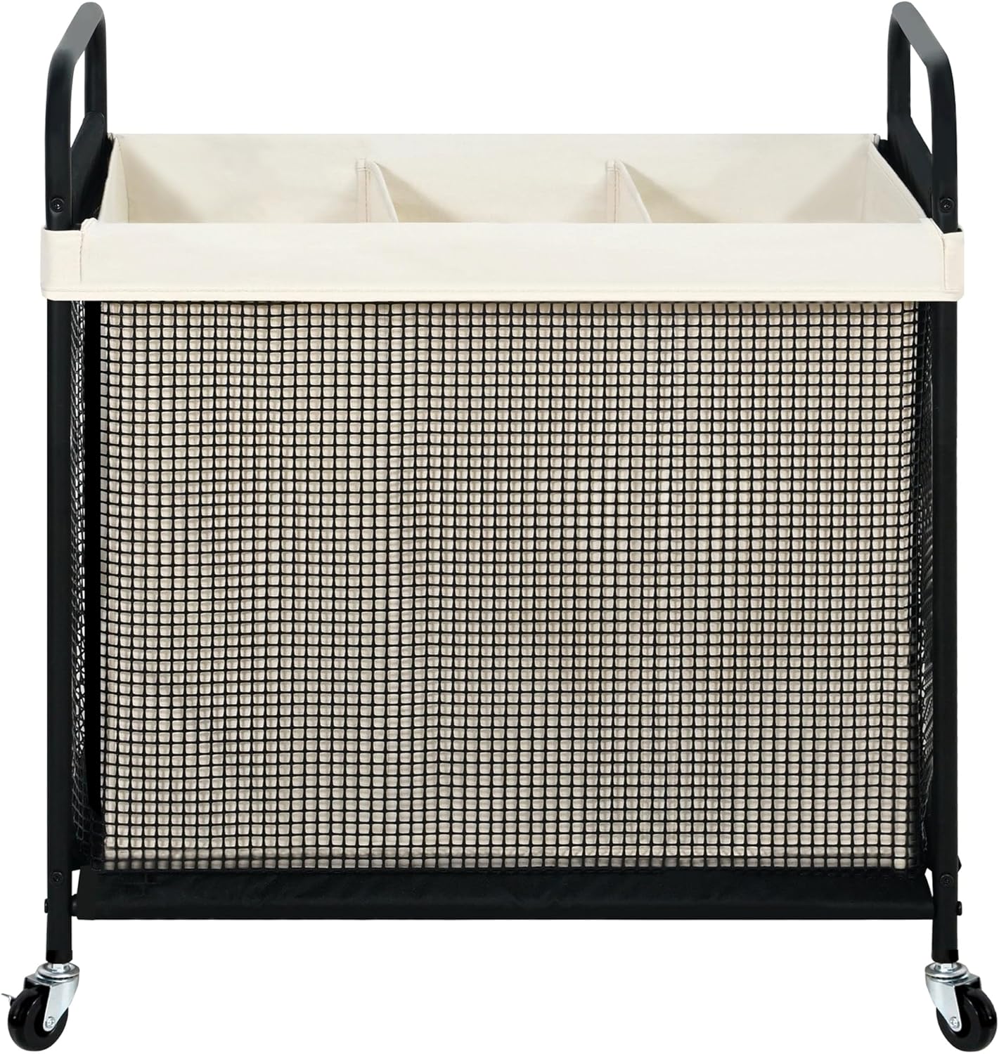 STO STO Laundry Hamper - 120L Rolling Sorter Cart with Removable Liner & Wheels | Ideal for Laundry Room