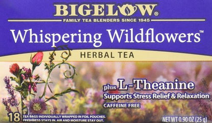 Bigelow Tea, Whispering Wildflowers Herbal Tea (Caffeine Free), 18 Count