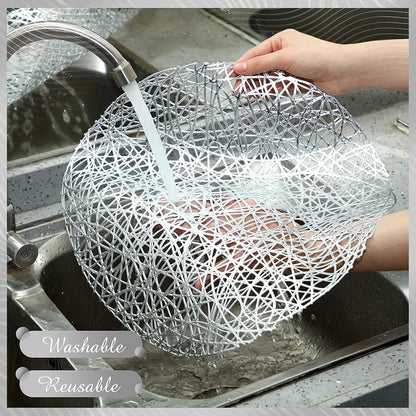 Sieral 24-Pack 15-Inch Silver Round Placemats with Hollow-Out Vinyl Pattern - Variation: Silver+24