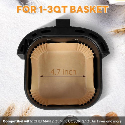 COSORI Disposable Air Fryer Liners - Parchment Paper Baking Sheets for 2 Qt & 2.1 Qt Air Fryers