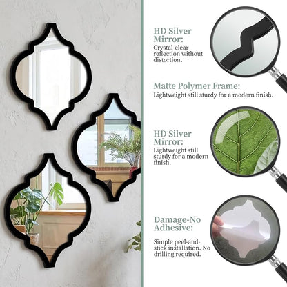Large Decorative Round Mirror for Wall Decor