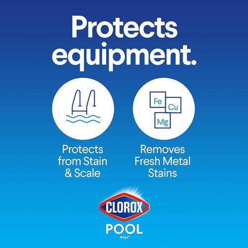 Clorox® Pool&Spa™ Scale & Stain Control - Prevent Metal Stains & Scale Formation, 1 Quart