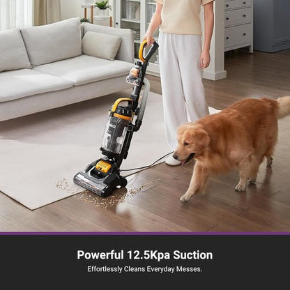 Eureka MaxSwivel Pro NEU350 Upright Vacuum Cleaner - Powerful Pet Hair Removal | Lightweight for Carpet & Hard Floors - Yellow