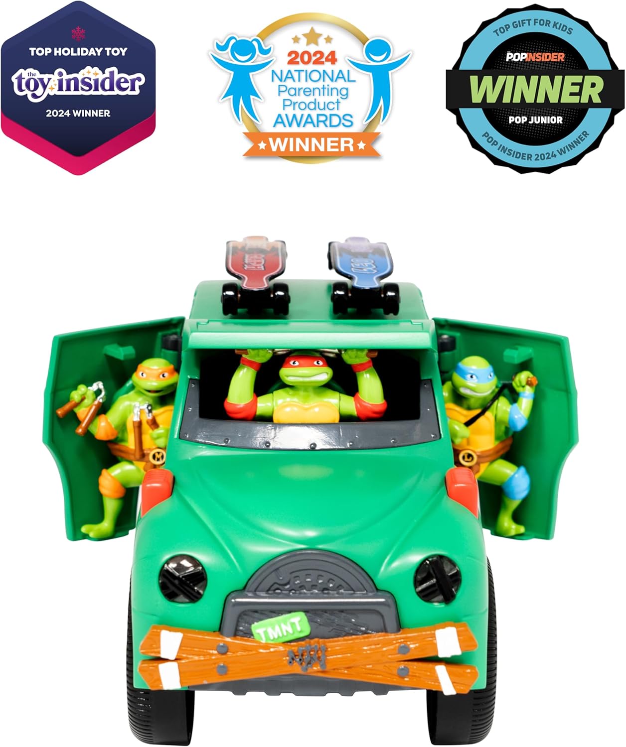 Teenage Mutant Ninja Turtles | Turtle Party Cruiser with Lights & Sounds | Vintage Interactive Play for Ages 3+