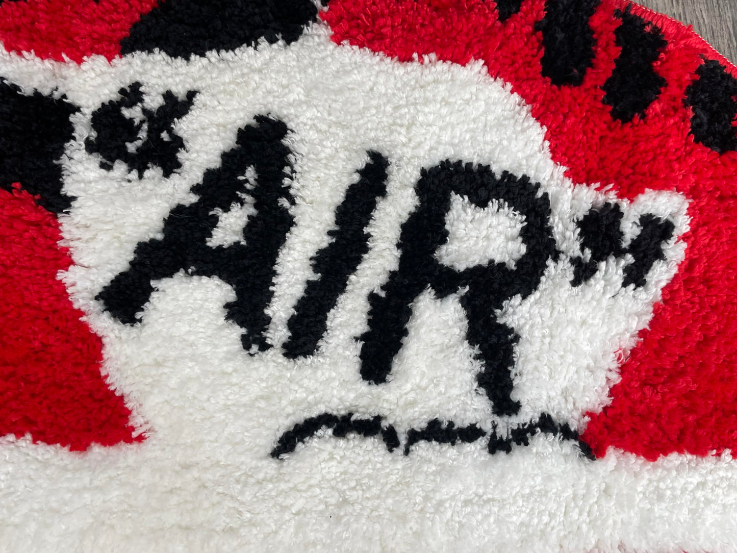 LUXAPE Sneaker Rug - Handmade & Premium- 30in (75cm) - Hypebeast Rug - Hypebeast Room Decor - Living Room, Bedroom, Children Room, Door mat - Aesthetic Room Decor - Luxape Rug (Luxape-7)