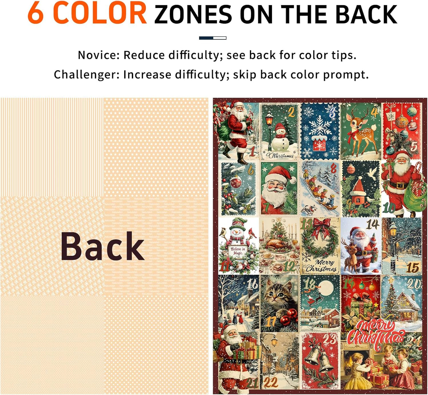 Regine Switzerland 1000-Piece Christmas Puzzle - Vintage Holiday Scenes | 19.2 x 26.6 in Family Fun