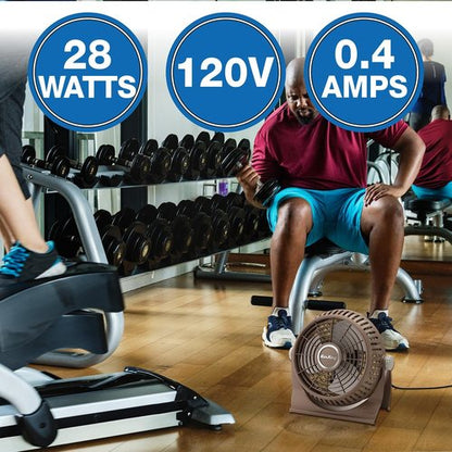 Air King 9525 9-Inch Pivot Fan - 2-Speed Adjustable Airflow for Ultimate Comfort