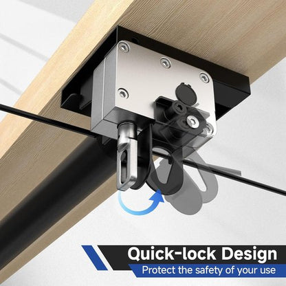 GADFISH Garage Ceiling Lift Storage Rack - Easy Lift Overhead Storage | 4x4 Ft | 350LBS Capacity