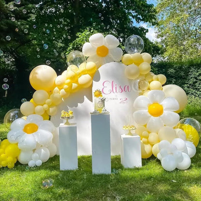 Voircoloria Lemon Yellow Balloons - 12-Inch Mustard Yellow Latex | 66-Pack for Parties & Celebrations