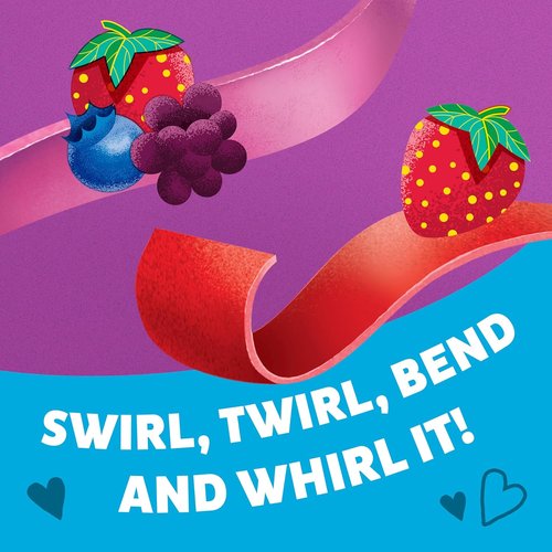 Annie's Organic Fruit Tape - Swirly Strawberry & Bendy Berry Variety Pack | Gluten Free, 12 Rolls, 9 oz