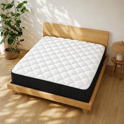 Full Size Hybrid Innerspring Mattress 54 x 75 - Pocket Coils, Gel Memory Foam, CertiPUR-US