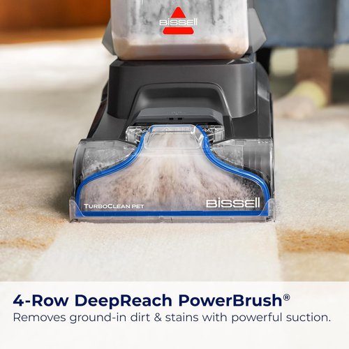 BISSELL TurboClean PET | Powerful Upright Carpet & Upholstery Cleaner - Model 3948