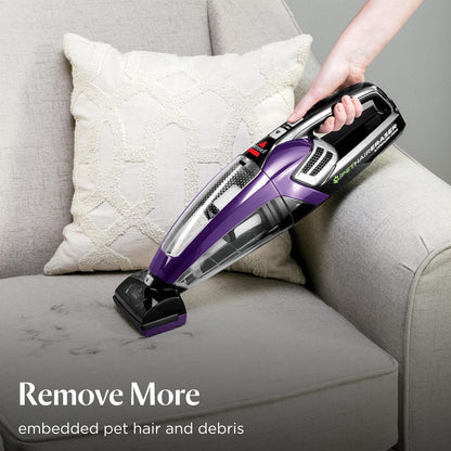 Bissell Pet Hair Eraser Cordless Hand Vacuum - Lithium Ion, Easy-Empty Dirt Bin & Tools Included | 2390A