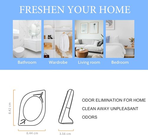 Air Freshener | Odor Eliminator for Home - Fresh Scent, 4 Pack, Lasts Up to 120 Days
