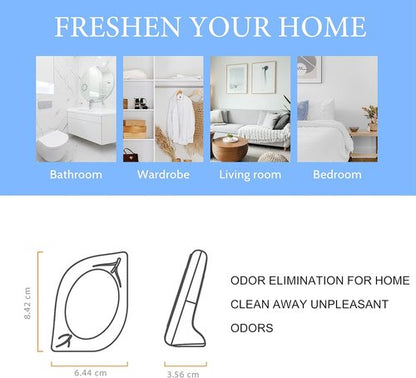 Air Freshener | Odor Eliminator for Home - Fresh Scent, 4 Pack, Lasts Up to 120 Days