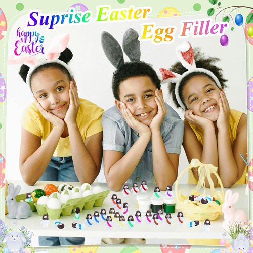 Little Jesus Figures - 50 Pcs Mini Rubber Toys for Easter Egg Hunts | Religious Party Favors