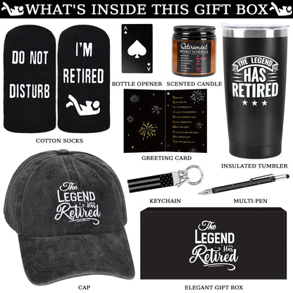 POMINEL Retirement Gifts for Men, Best Cool Happy Retirement Gifts for Men