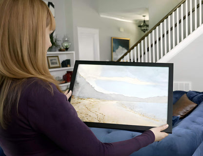 Poster Palooza 6x18 Frame Black Solid Wood Picture Frame | 0.75 Inch Moulding Width | Includes UV Acrylic Plexiglass, Foam Board Backing & Hanging Hardware