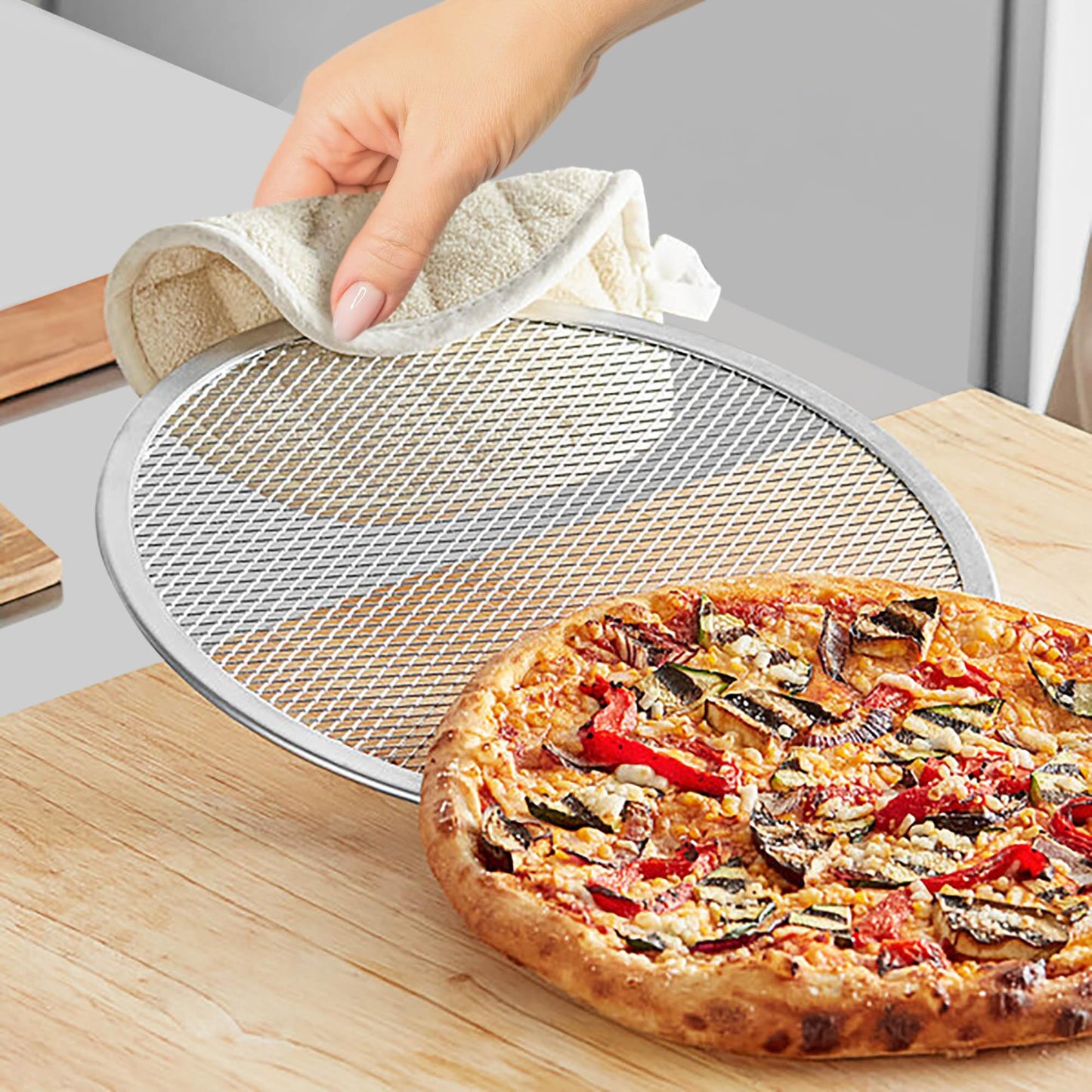 Fante's Pizza Baking Screen, Commercial Restaurant-Quality, 14-Inches, The Italian Market Original since 1906