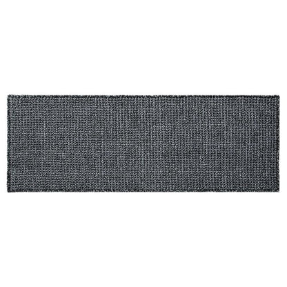TYUU Black and White Bathroom Rugs, Waffle Runner Rug Bathroom Non Slip Washable Long Super Absorbent Quick Dry Boho Farmhouse Bath Decor, 60"x24" Black and White