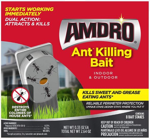 Amdro Ant Killer Stakes - 16 Effective Stakes for Quick Ant Elimination | 2 Packs
