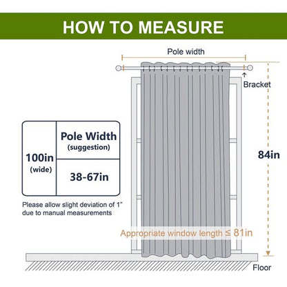 NICETOWN Window Treatment Sliding Door Curtain - Thermal Insulated Wide Width Solid Blackout Patio Glass Door Drape, Extra Wide Draperies (Olive Green, 100 inches Wide x 84 inches Long)