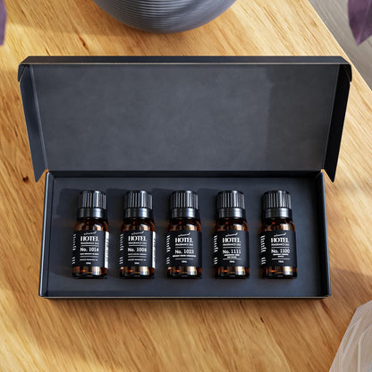 AirScent Hotel Diffuser Oil Gift Set - Luxurious Fragrance Collection | 10 mL, Inspired by Baccarat NYC & Capri Brezza