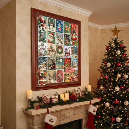 Regine Switzerland 1000-Piece Christmas Puzzle - Vintage Holiday Scenes | 19.2 x 26.6 in Family Fun