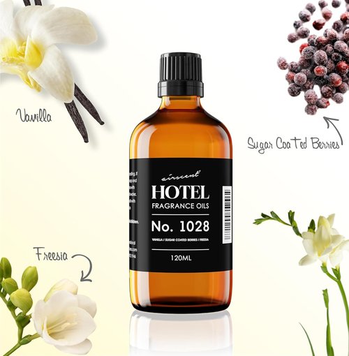 AirScent Hotel Diffuser Oil No. 1028 - Premium Fragrance Oil for Ultrasonic Diffusers | 120 mL Glass Bottle
