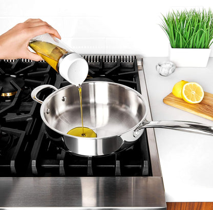 OXO Good Grips 12 Oz Precision Pour Glass Oil Dispenser - Effortless Control for Cooking