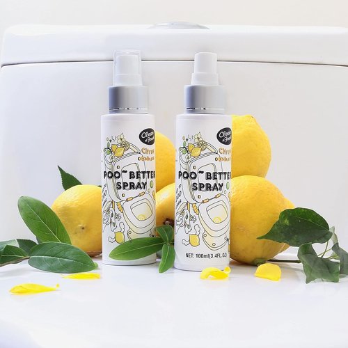 Clean-n-Fresh Toilet Spray - 6.8 Fl. Oz Natural Citrus Deodorizer | 400+ Uses with Essential Oils