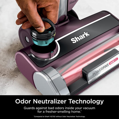 Shark HZ702 Ultralight PetPro Corded Stick Vacuum - PowerFins HairPro & Odor Neutralizer | Wine Purple