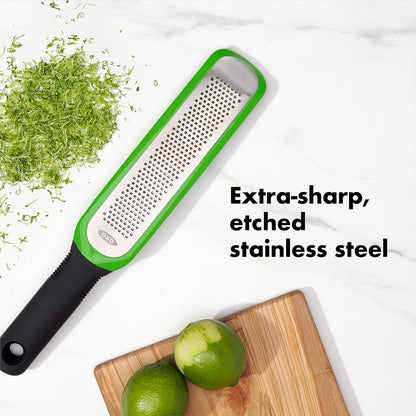 OXO Good Grips Zester & Grater - Precision Etched Design for Effortless Citrus & Cheese Grating