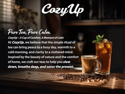 Cozy Up Peach Black Tea K-Cup Pods, 36-Count, Compatible with Keurig Brewers