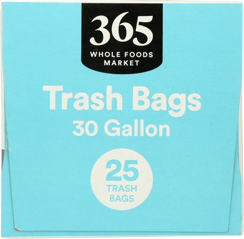 365 by Whole Foods Market | Flextra Strength 30 Gallon Drawstring Trash Bags - 25 Count Pack