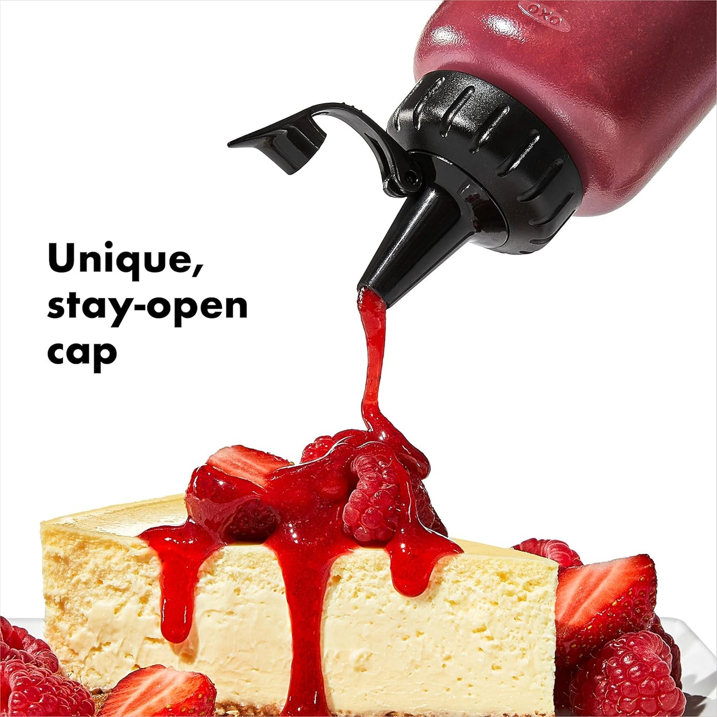 OXO Good Grips Squeeze Bottles - Medium 5-Pack for Easy Condiment Dispensing