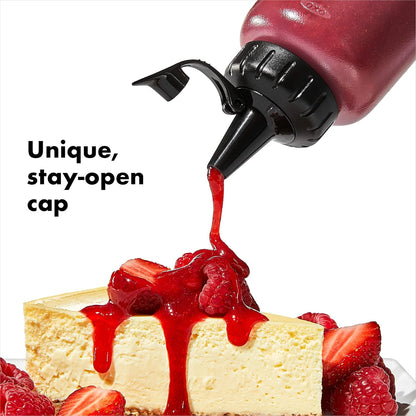 OXO Good Grips Squeeze Bottles - Medium 5-Pack for Easy Condiment Dispensing