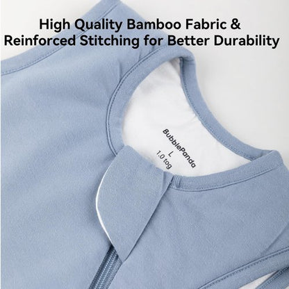 BubblePanda Rayon Made from Bamboo Sleep Sack 18-24 Months 1.0 Tog Soft Toddler Sleeping Sack 2t for Babies 2-Way Zipper Baby Wearable Blanket