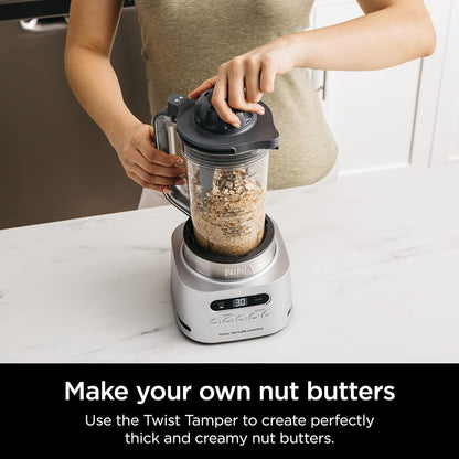 Ninja SS151 TWISTi Blender DUO - High-Speed 1600W Smoothie Maker with 34-Oz Pitcher & 2 To-Go Cups - Gray