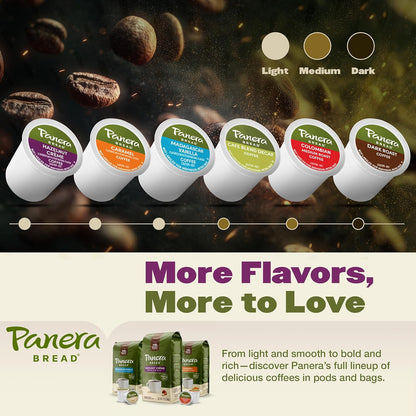 Panera Bread Hazelnut Crème Light Roast Coffee - Smooth Buttery Flavor, 100% Arabica, 60 Pods