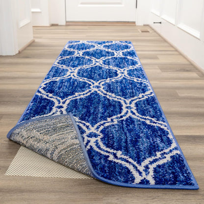 Veken Non-Slip Runner Rug Pad - Thick Gripper for Hardwood & Tile Floors | 2x8 Ft Anti-Skid Mat