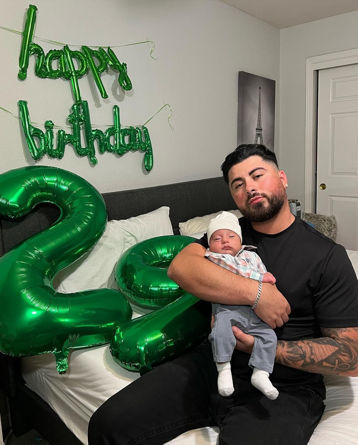 Number 9 Foil Balloon - Dark Green 40 Inch | Giant 9th Birthday Party Decorations