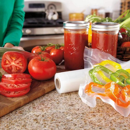FoodSaver Vacuum Sealer Bags - Custom Length Multipack, 5 Rolls for Airtight Food Storage | Sous Vide Compatible